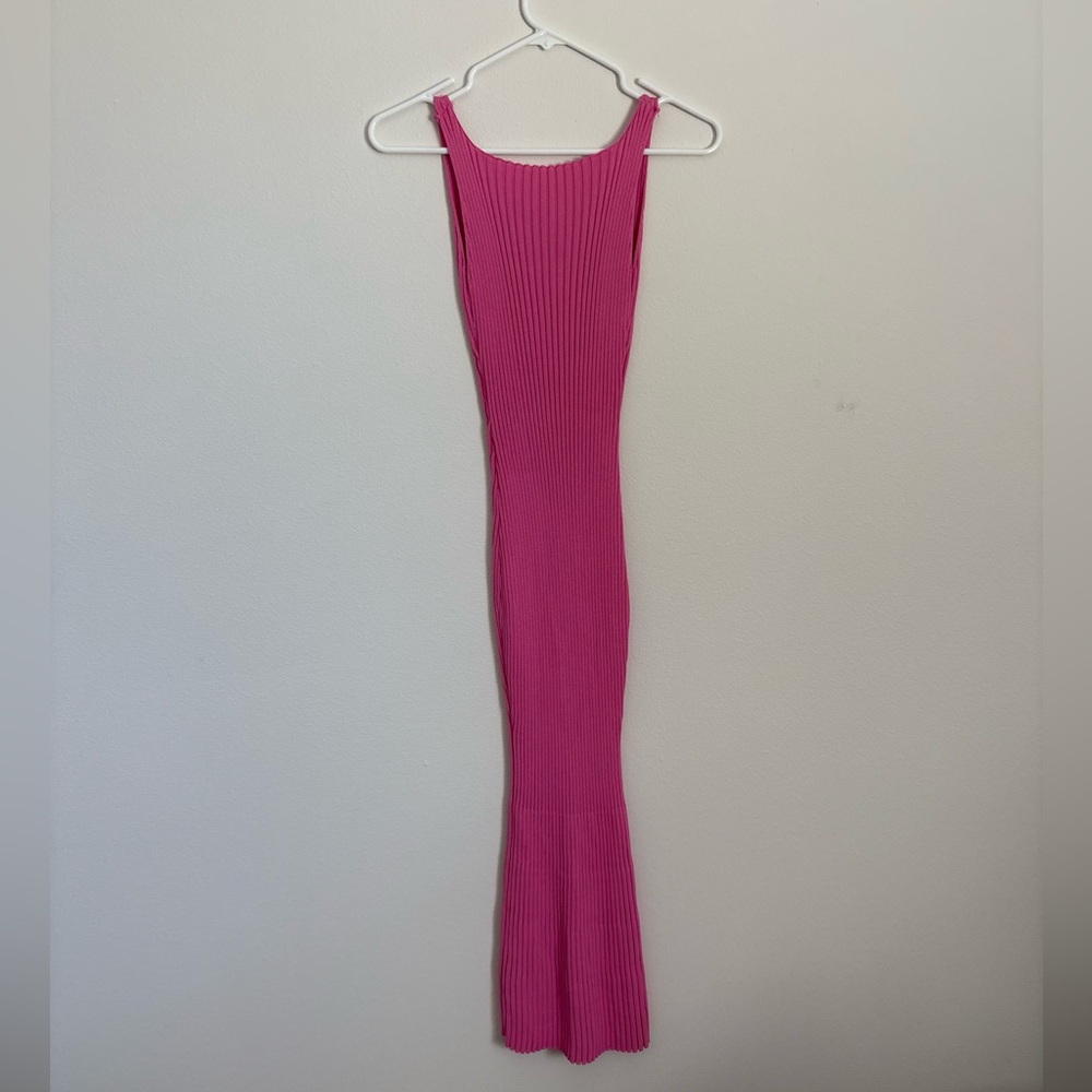 Hello Molly Hot Pink Maddison Knit dress - Picture 2 of 4